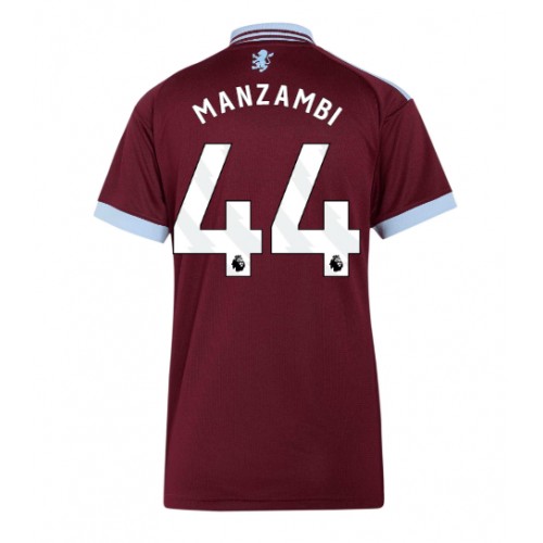 Dámy Fotbalový dres Aston Villa Johan Manzambi #44 2026-27 Domácí Krátký Rukáv